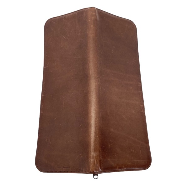 Crouch & Fitzgerald Leather Tie Case Brown - Picture 4 of 8